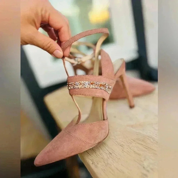 Nine West mauve heels 😍 SIZE 5M - Picture 5 of 16